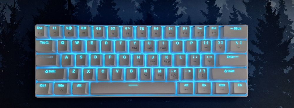 Tastatura mecanică iluminata cu fir MageGee MK-Star61 Mini