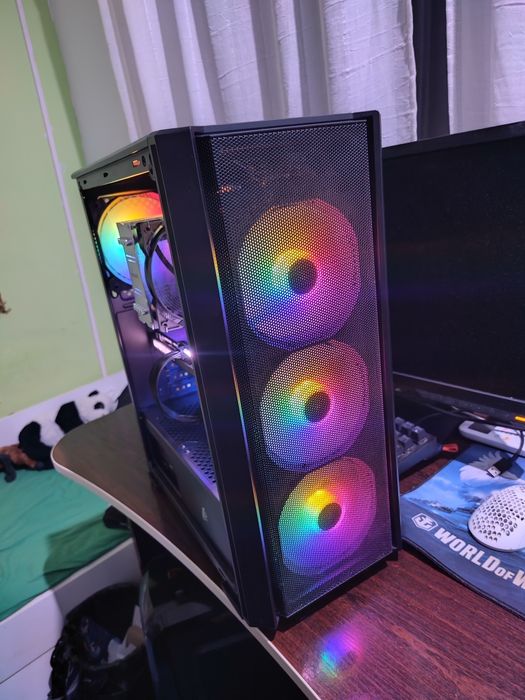 Мощен Геймърски Компютър / Intel i5-13400F / RTX 3060 Ti 8GB / 32GB DDR4 3600MHz / 1TB NVMe / 850W