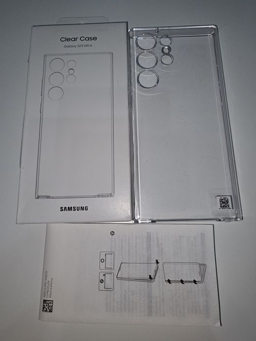 Husa transparenta Originala Samsung pt. S23 ULTRA - NOUA