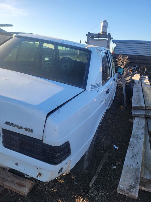 Двигатель с коробкой на мерс 190.(102)