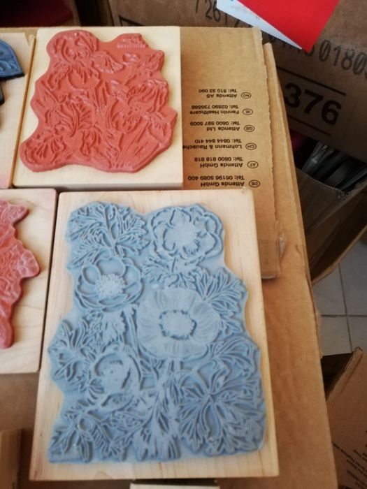 Ștampilă cauciuc, placă de textură, Crafts