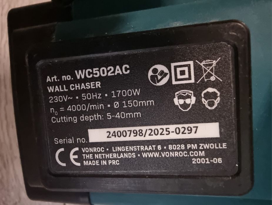 Стенорез Vonroc 1700w