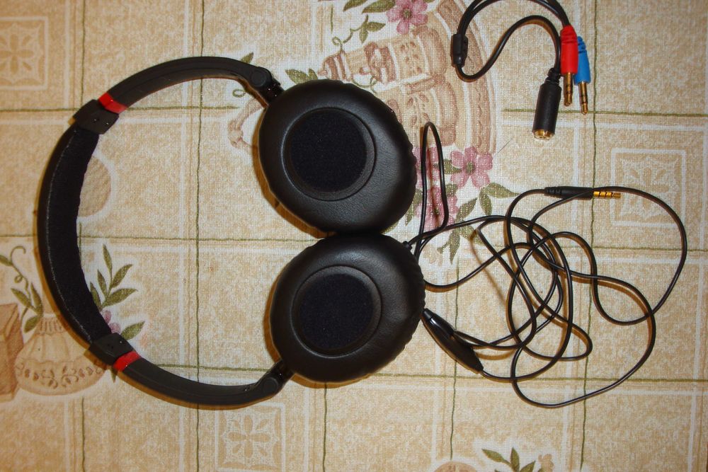 casti audio cu microfon iGO Memphis reglabile mufa jack adaptor PC