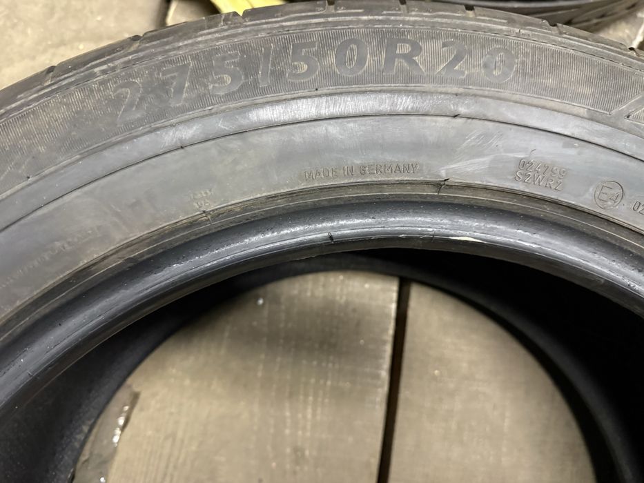 Летни гуми 275/50R20 Dunlop като чисто нови G класа GLE ML 275-50-20