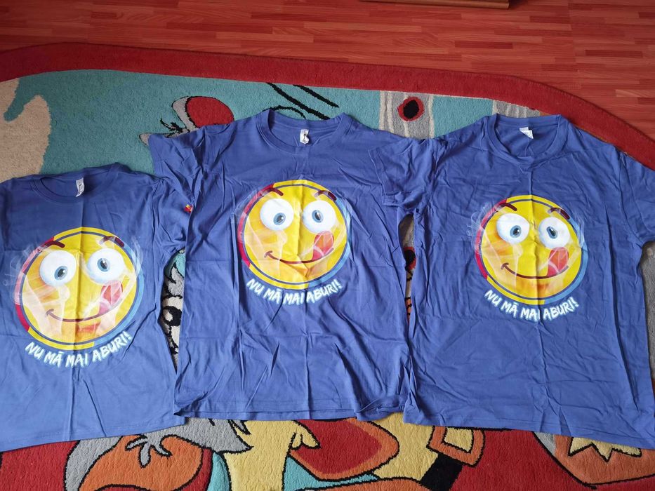 Set 3 tricouri, noi ( S , M,  L)