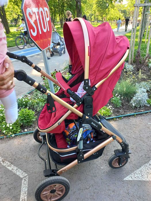 Vand carucior Baby C 2 in 1 rosu