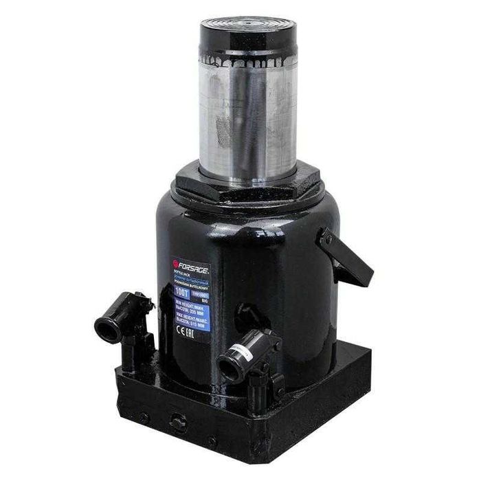 Cric hidraulic tip butelie, cu 2 pistoane 100T, 335-515mm