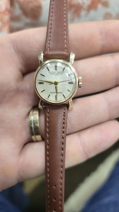 Ceas Ulysse Nardin Chronometer CO automatic, damă,goldfilled 10k