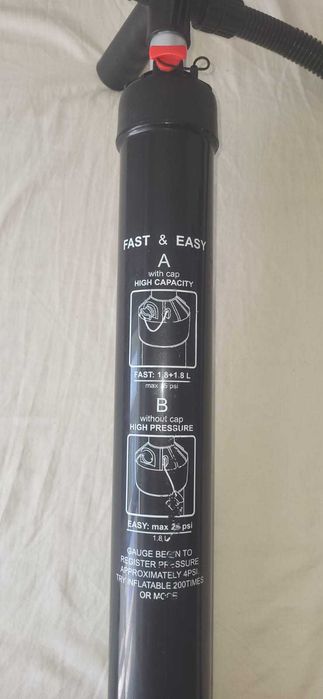 Pompă manuală de înaltă presiune SUP paddle board