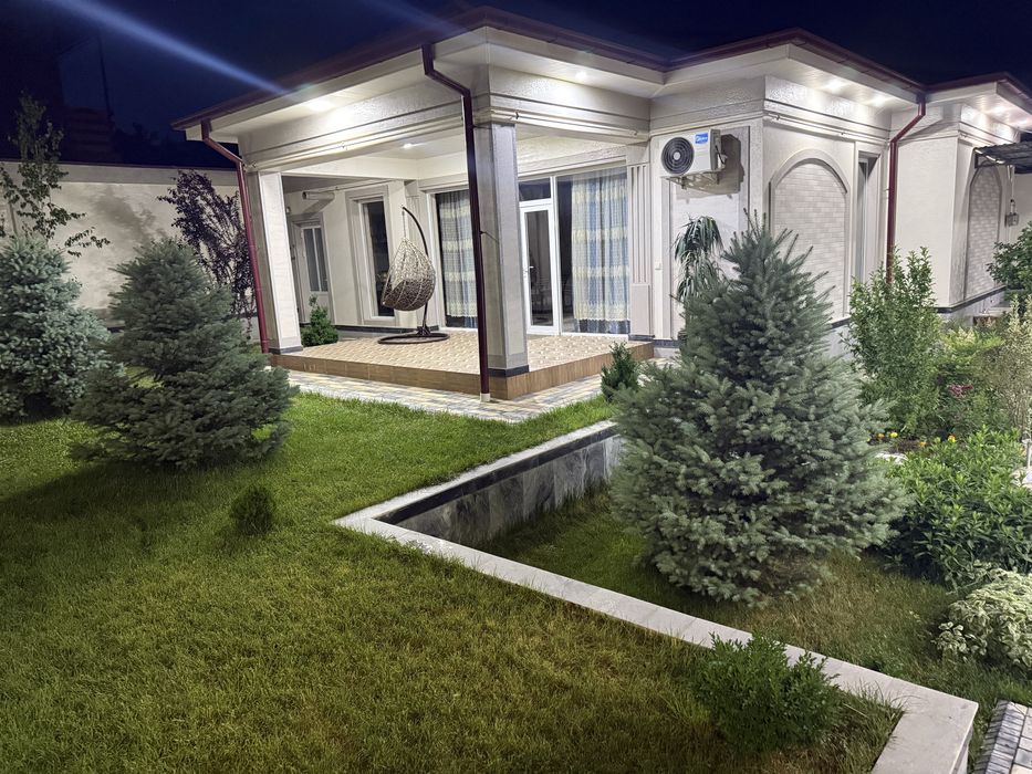 Oq tosh yon bagrida dacha sauna bassen tenis wifi bbq landshaft dizayn