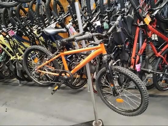 Bicicletă Mtb Rockrider St 100 20" Alb Copii - (SecondHand) Decathlon