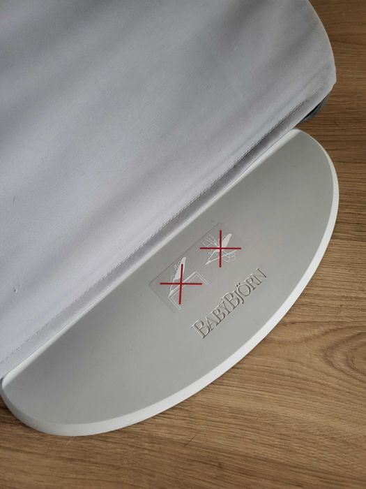 Balansoar pentru copii BabyBjorn Bliss, cu tesatura matlasata, Sand Grey