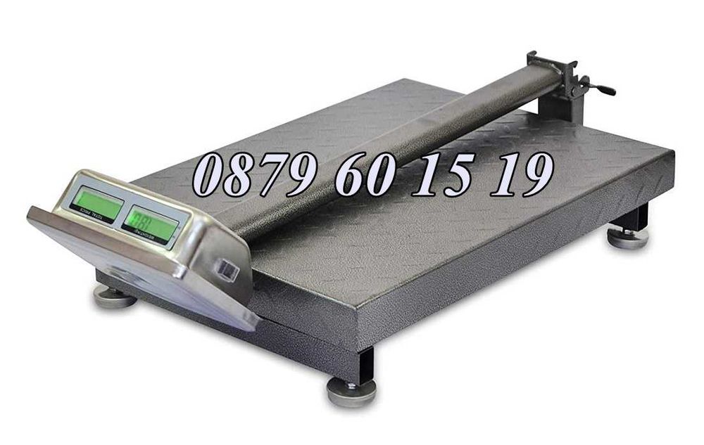 Платформен електронен кантар 1000 кг/ електронна везна до 1 тон