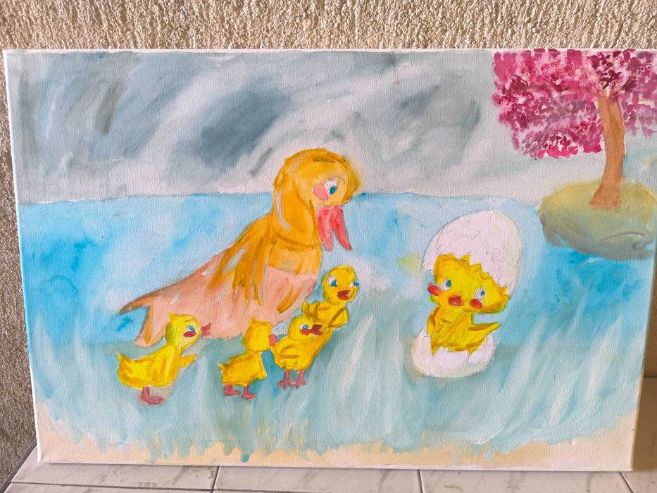 Авторски картини върху пано!