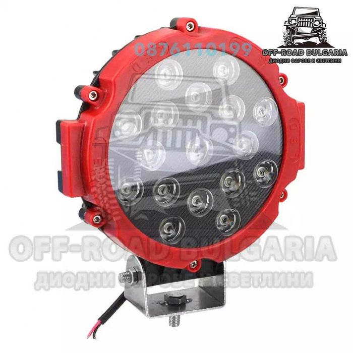 51W Диоден Фар за Джип Диоден прожектор за джипове, трактори, мотокари