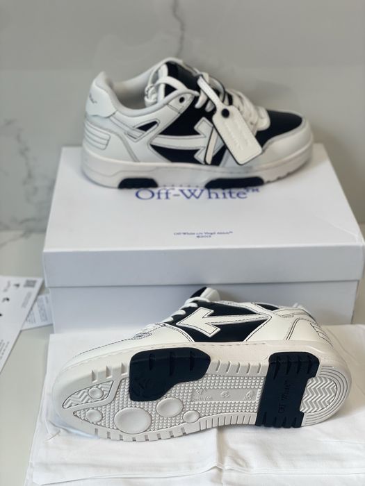 Off White Out Of Office ooo Low Tops Black White Off-White