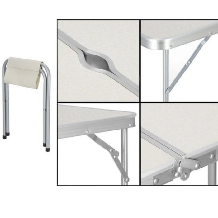 Сгъваем: Да;Сгъваем: Да;
Регулируем: Да;
Материал: Алуминий;
Брой стол