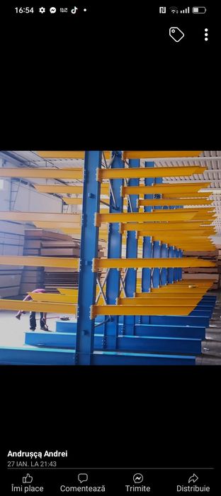 Rafturi metalice industriale