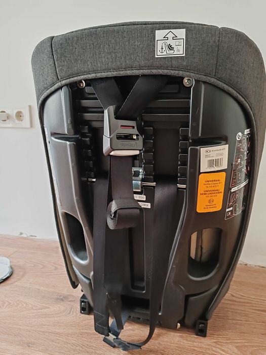 Столче за  кола ISOFIX Kinderkraft Safety-Fix, 9-36 кг, Черно/Сиво