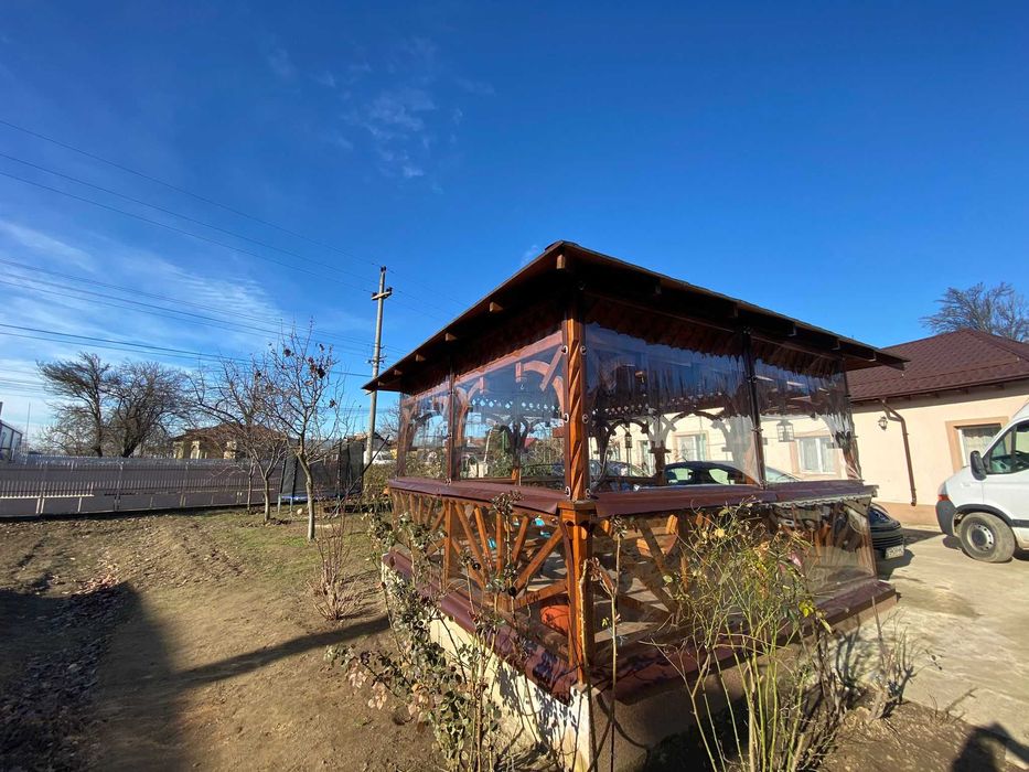 Folie transparenta pentru terase si foisoare Cristal 0,8