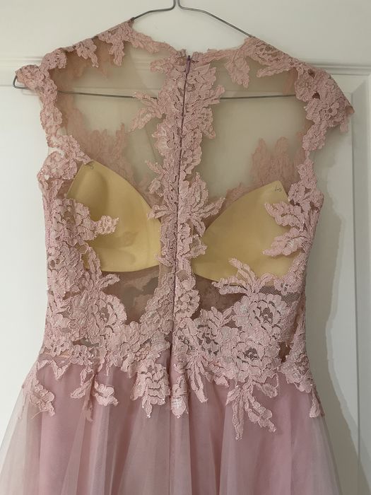 Rochie de seara dantela voal