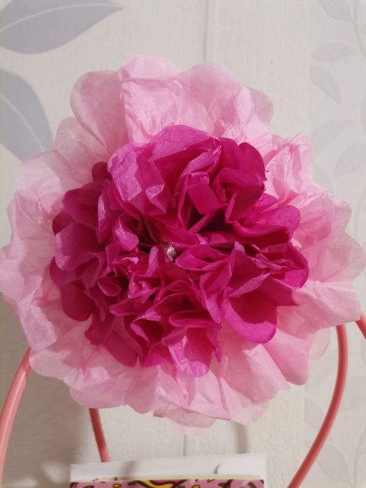 Хартиени цветя за украса