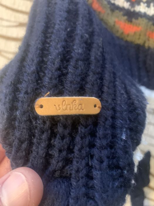 Caciula  copii din Lana Merinos marca Vlinka ca NOUA foarte calduroasa