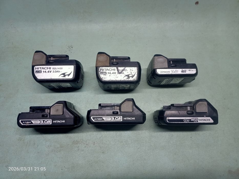 Lot scule Hikoki Hitachi pe acumulator