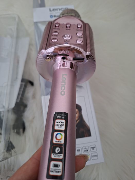 Microfon karaoke Bluetooth fetiță
