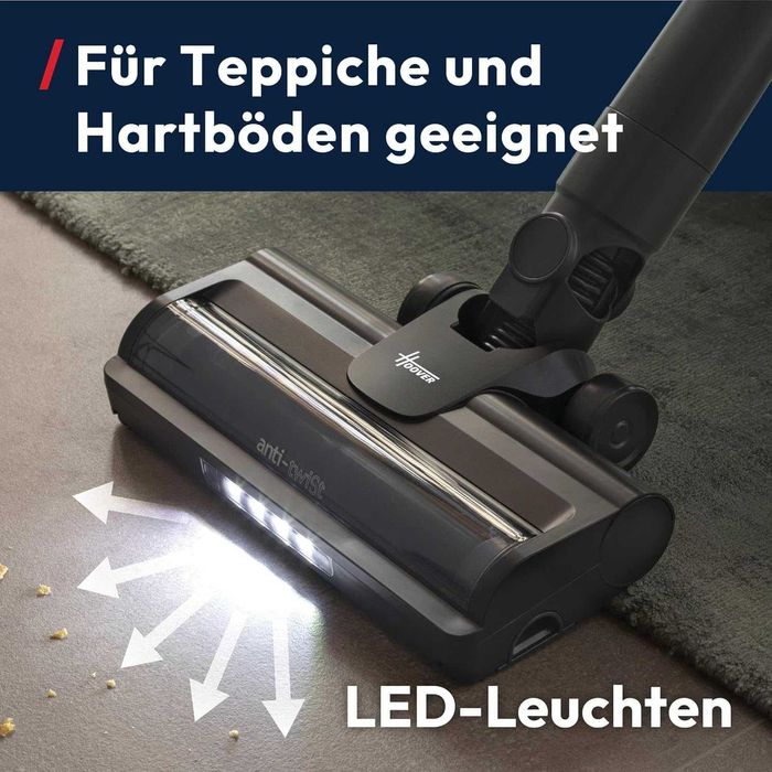 Безжична прахосмукачка Hoover HF1 Plus с XL контейнер и LED светлина