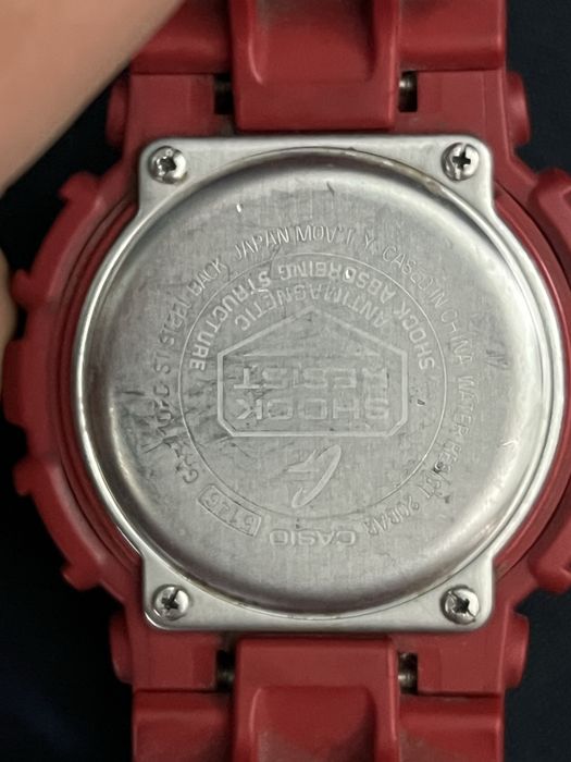 Casio G-Schok Red
