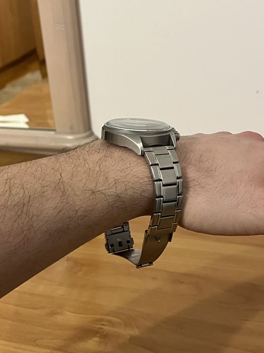 Ceas Fossil barbati mecanic + curea otel inoxidabil
