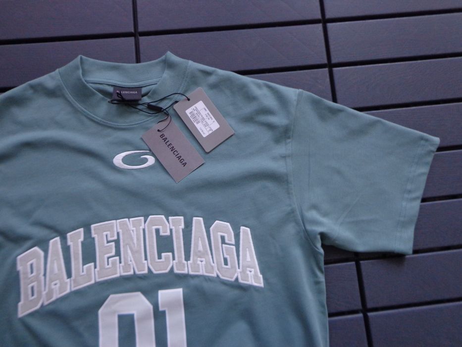 Мъжка тениска Balenciaga Baseball  Series oversized T shirts