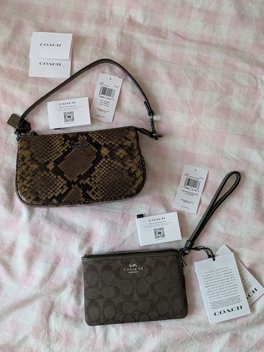 Coach чанта и портмоне