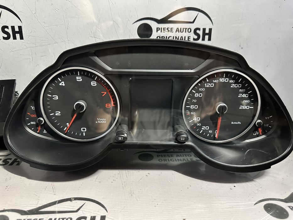 Ceasuri bord panou climatronic Audi Q5 8R Facelift 2013 ACC Distronic