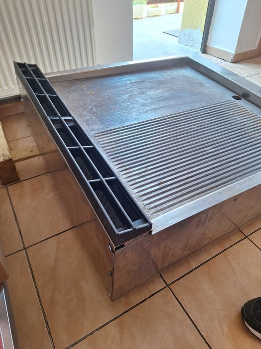 Grătar rocă vulcanică gaz Virtus plită electrica Modular 90x90