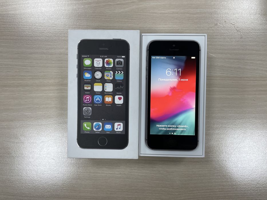 iPhone 5s серый 16 gb