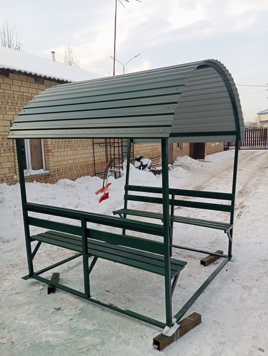 Беседка курилка урна