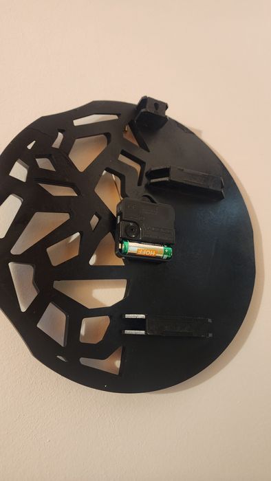 Ceas perete 3D decorativ (lemn) - personalizabil ( confectie la cerere