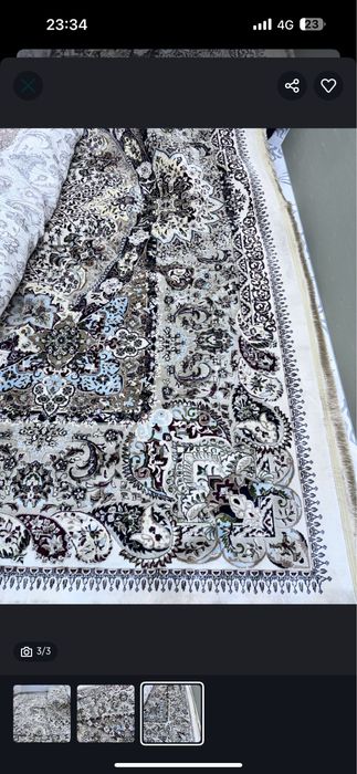 Ковер 6 на 4 после химчистки