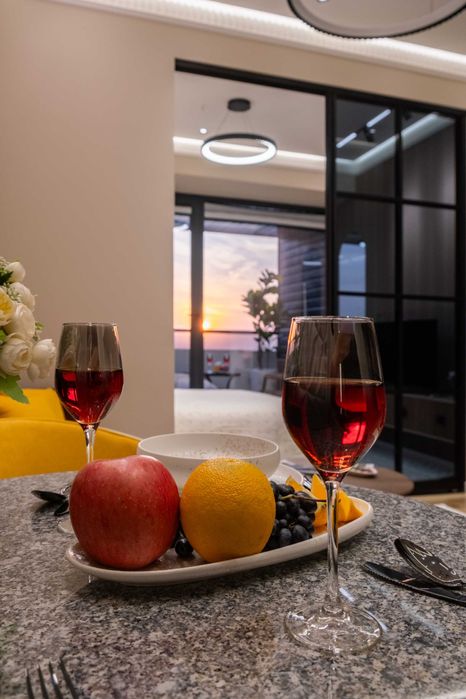 Стильная студия с прекрасным видом на город в U-Tower