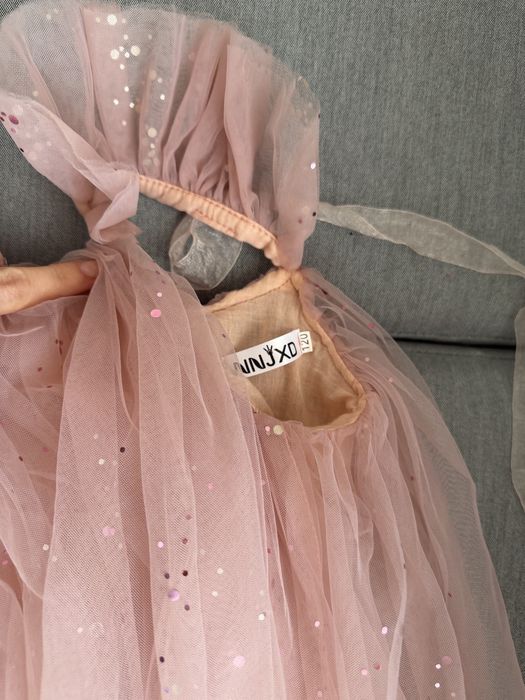 Блестяща рокля с тюл, 120 см