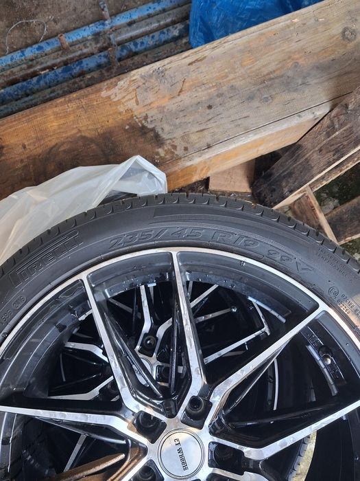 Jante  Audi A4 A6 Aliaj cu anvelope Pirelli 235/45R19 5/112