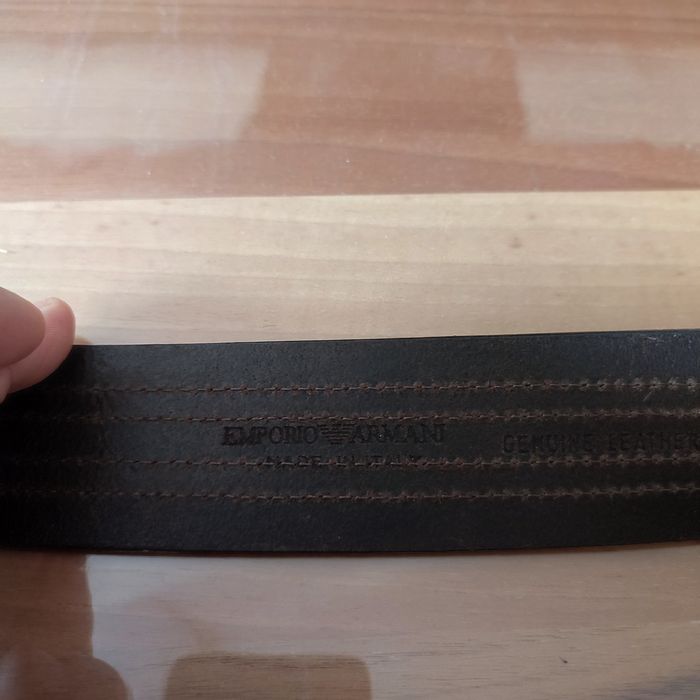 Нов Колан Emporio Armani естествена кожа