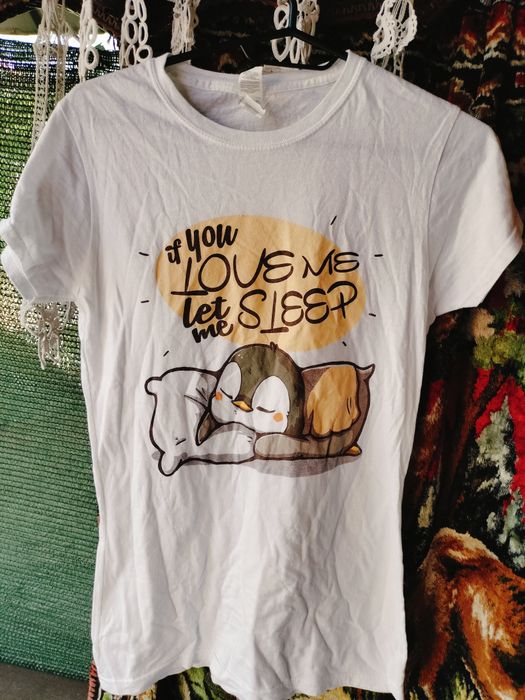 Tricou damă Gildan Softstyle Ring Spun "If You Love Me Let Me Sleep", mărimea M