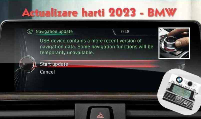 Activare CarPlay BMW / Update harti BMW / Codari