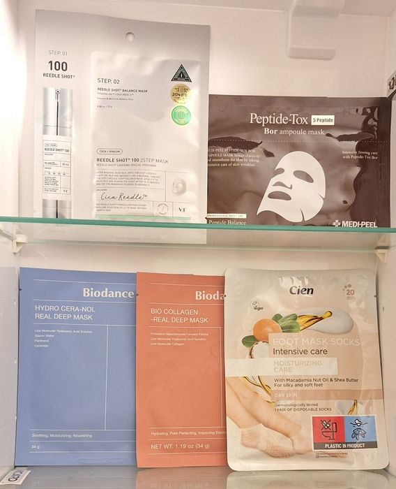 Маски за лице, корейски маски и маски за крака