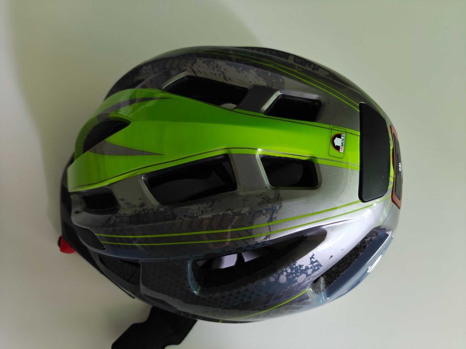 Cască bicicletă copii, reglabilă, cu lumină în spate
