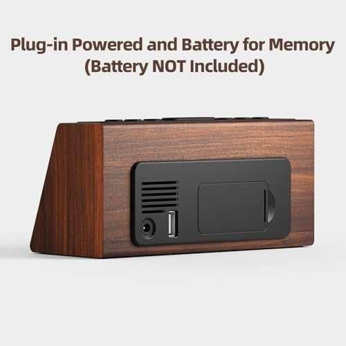 Нов Будилник с две аларми USB зареждане регулиране на звук за дом стая