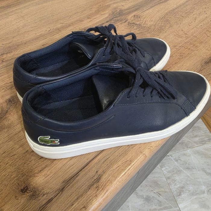 Кеды кожаные Lacoste